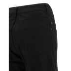 Balenciaga Black Cotton Flared Jeans