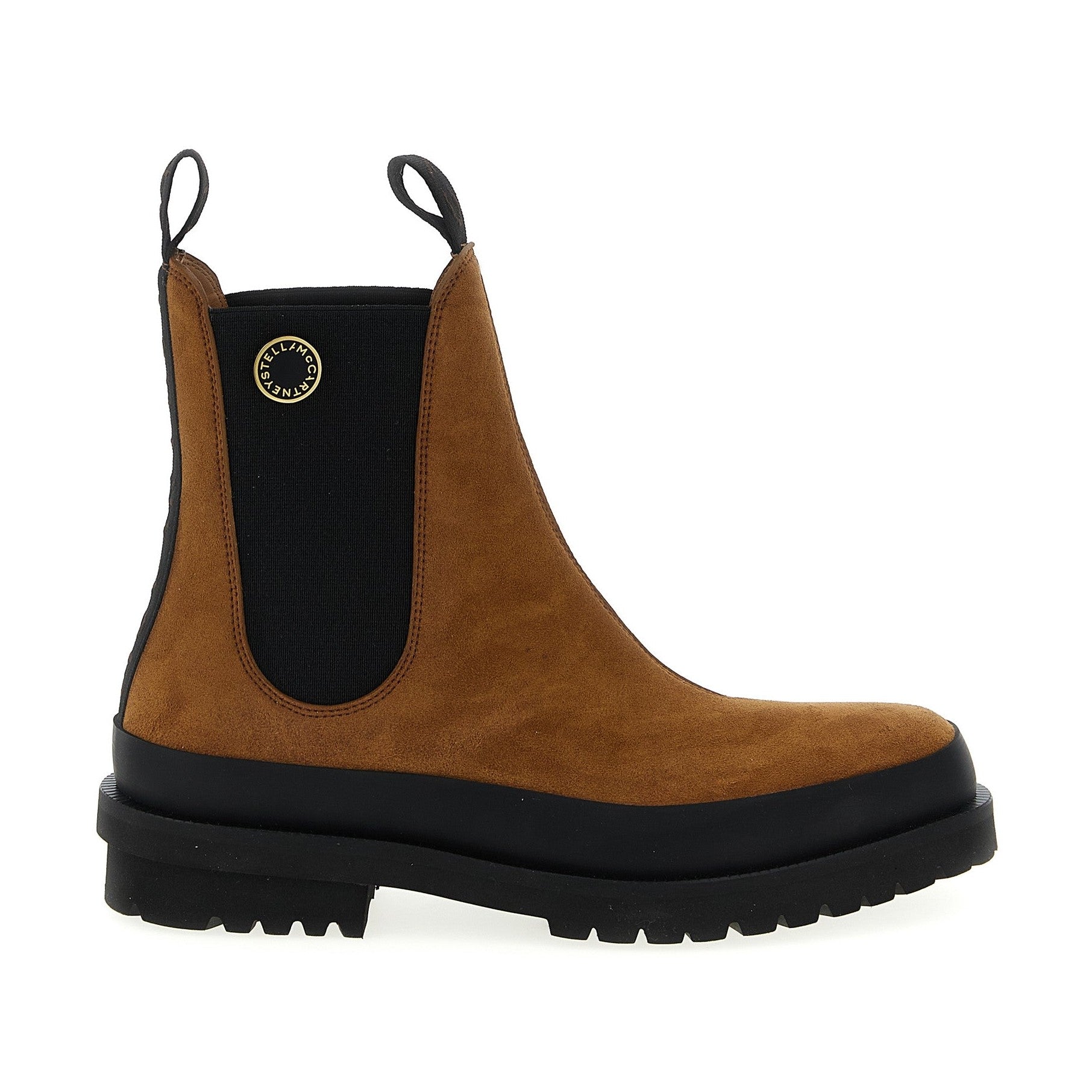 Stella McCartney Brown Viscose Ankle Boots