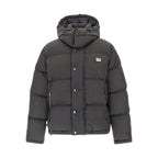 Dolce & Gabbana Gray Polyamide Full-Length Jacket