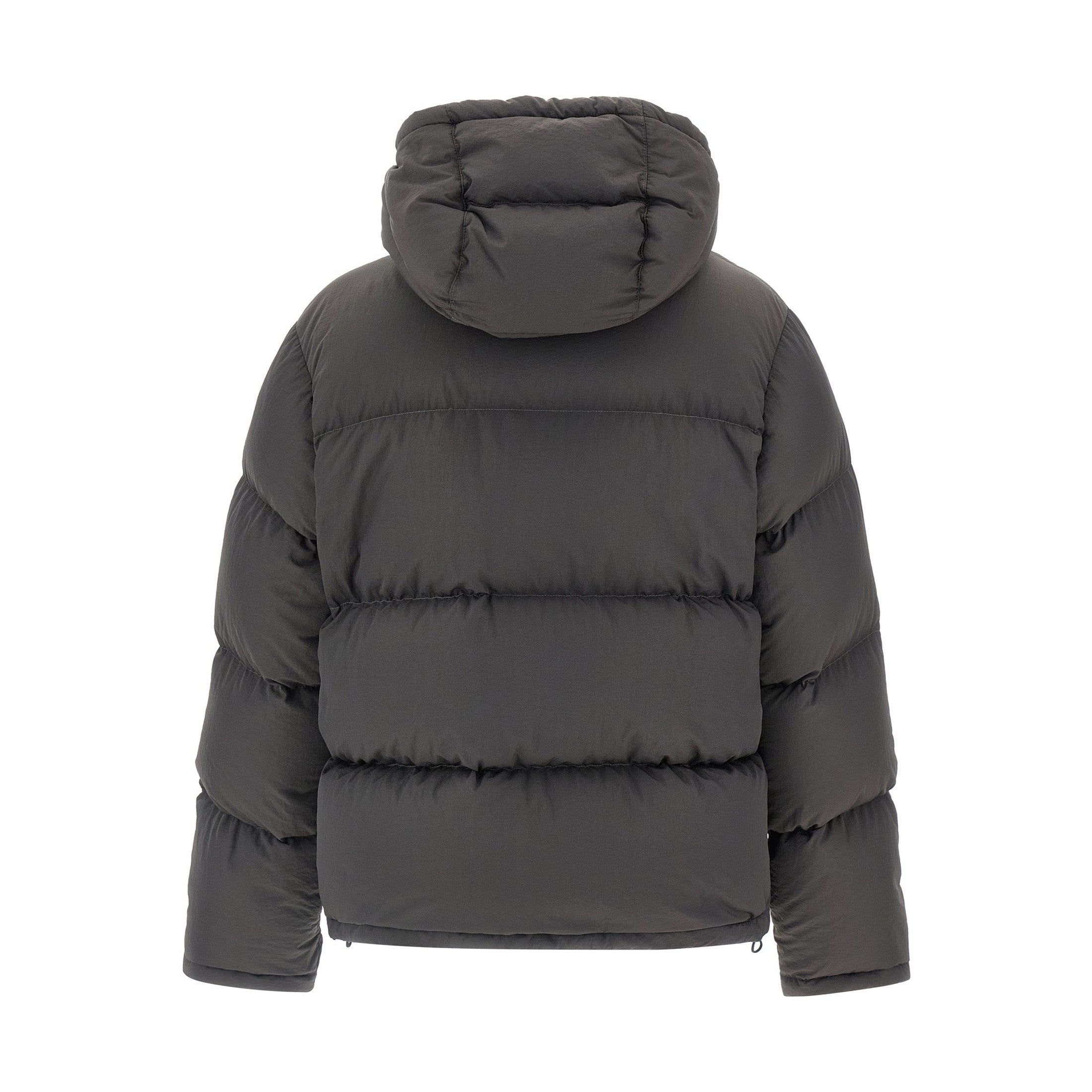 Dolce & Gabbana Gray Polyamide Full-Length Jacket