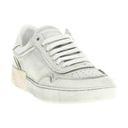 Dolce & Gabbana White Lamb Leather Low Top Sneakers