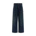 Maison Margiela Blue Cotton Relaxed Fit Jeans