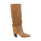 Jimmy Choo Beige Leather Over The Knee