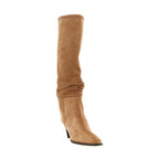 Jimmy Choo Beige Leather Over The Knee