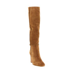 Aquazzura Beige Calfskin Over The Knee