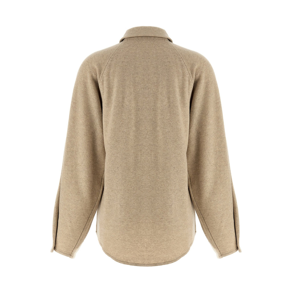 Max Mara Beige Cashmere Blouse