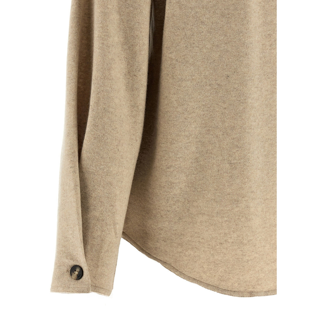 Max Mara Beige Cashmere Blouse