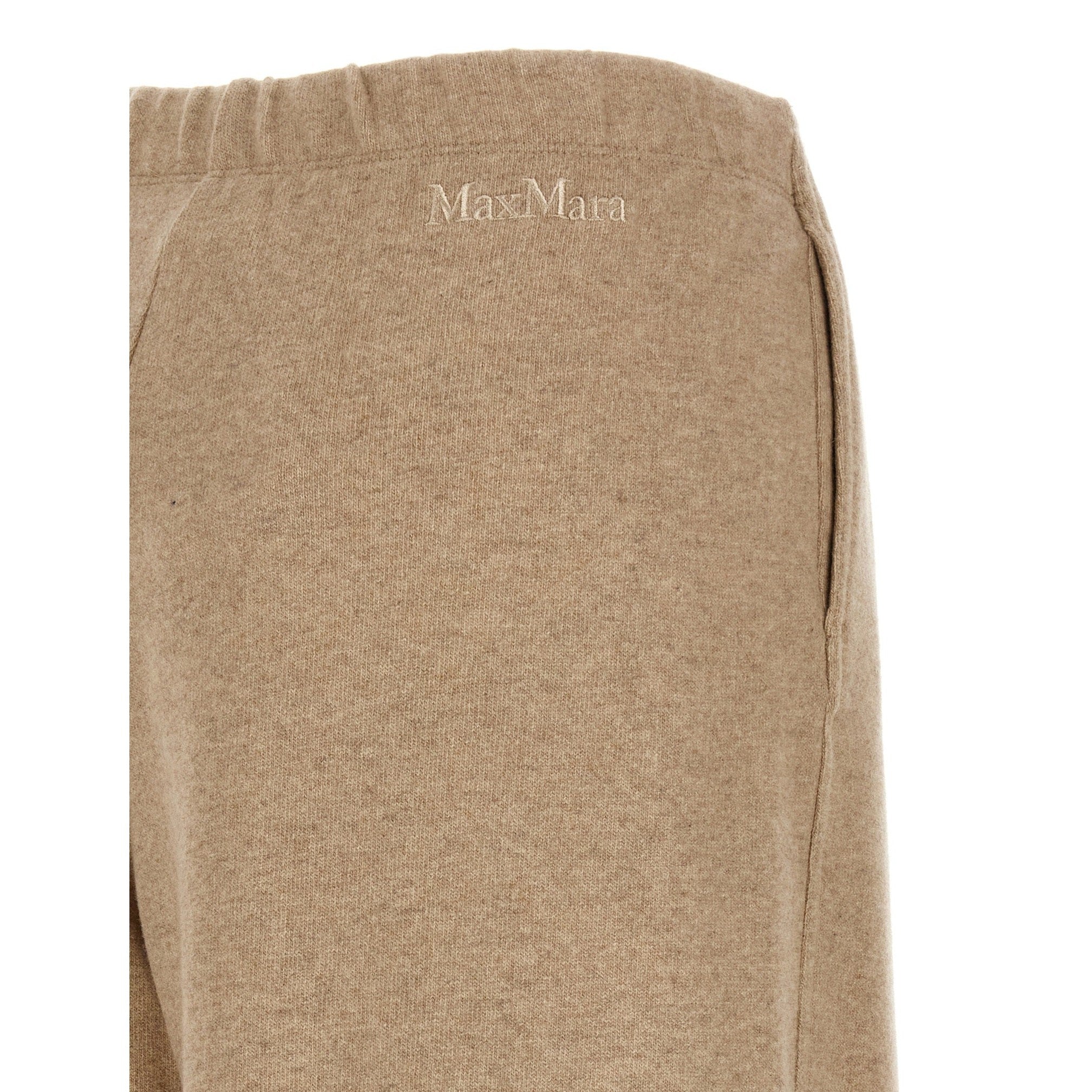Max Mara Beige Cashmere Casual Pants