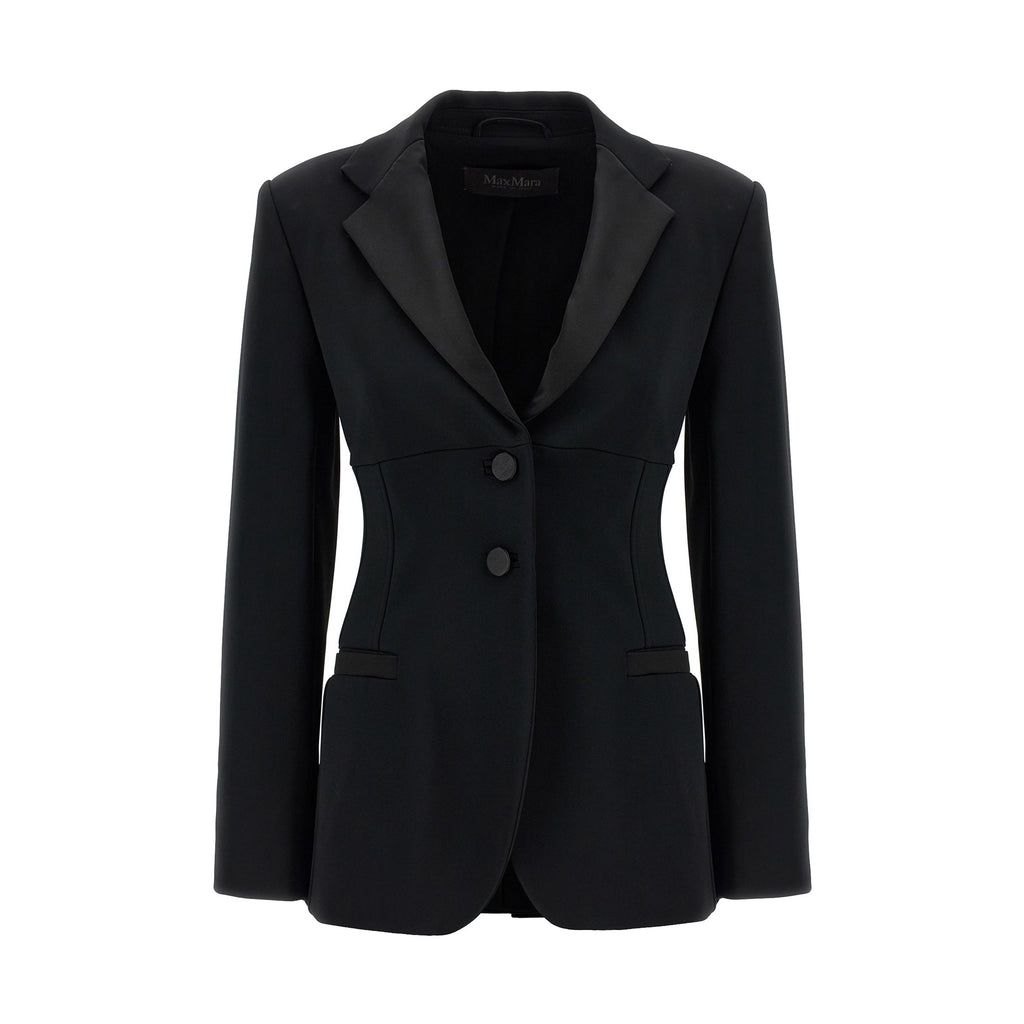 Max Mara Black Viscose Blazer