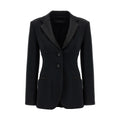 Max Mara Black Viscose Blazer