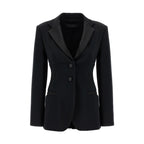 Max Mara Black Viscose Blazer