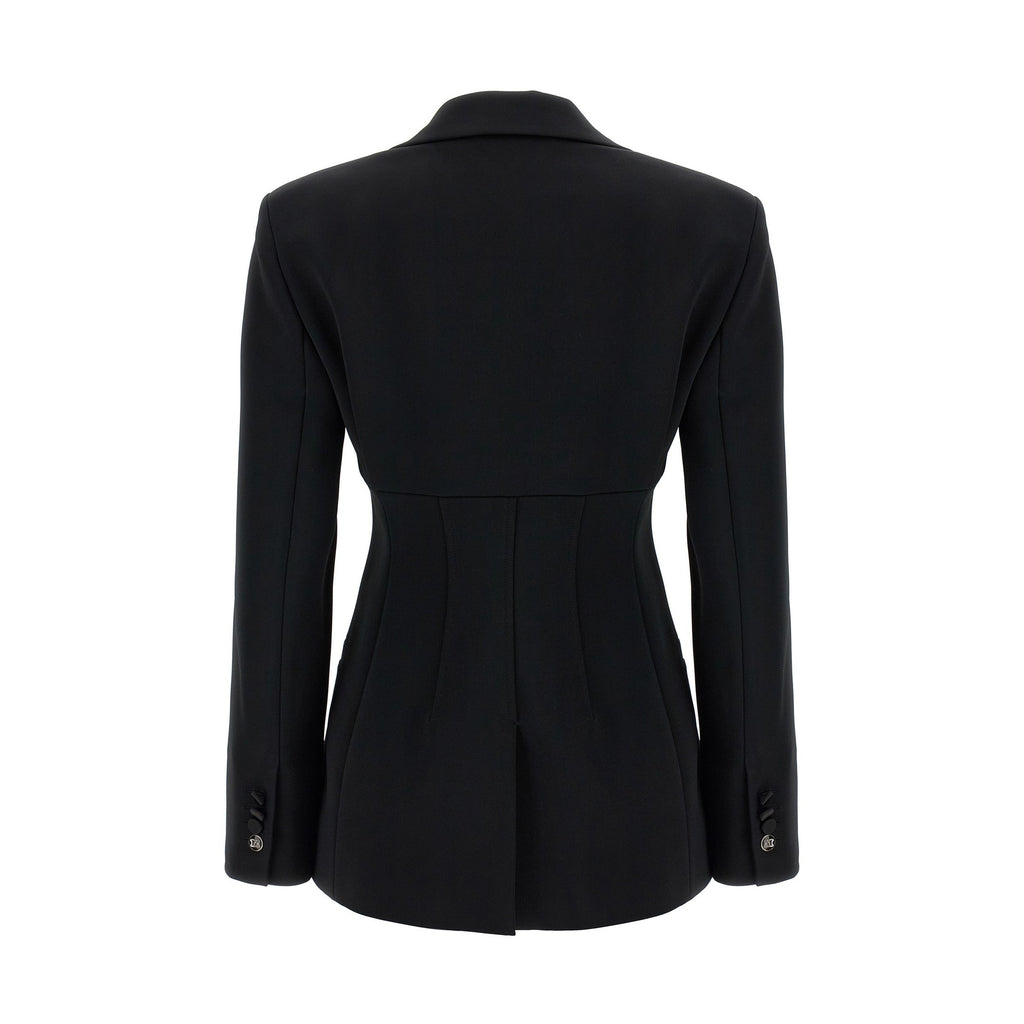 Max Mara Black Viscose Blazer