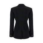 Max Mara Black Viscose Blazer