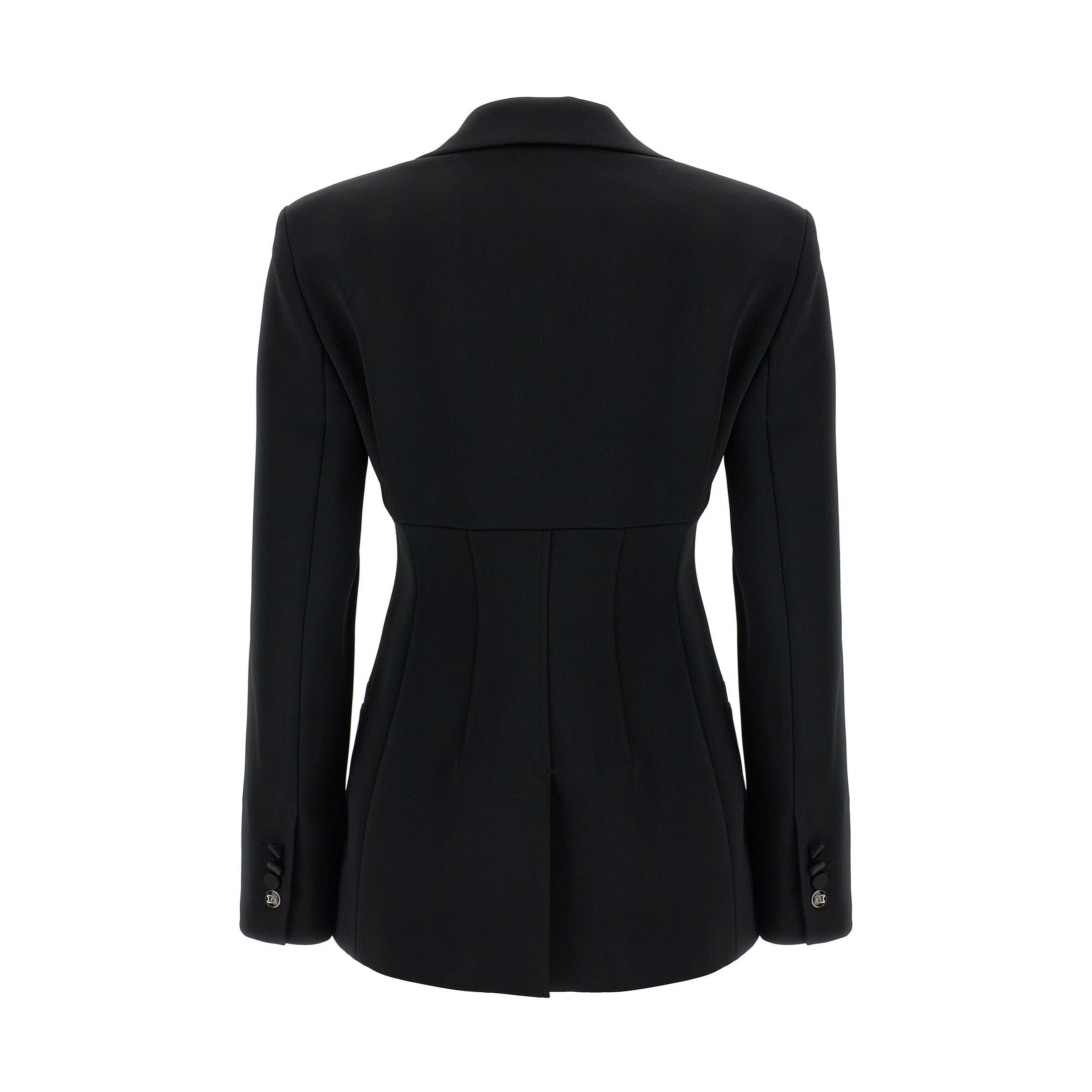 Max Mara Black Viscose Blazer