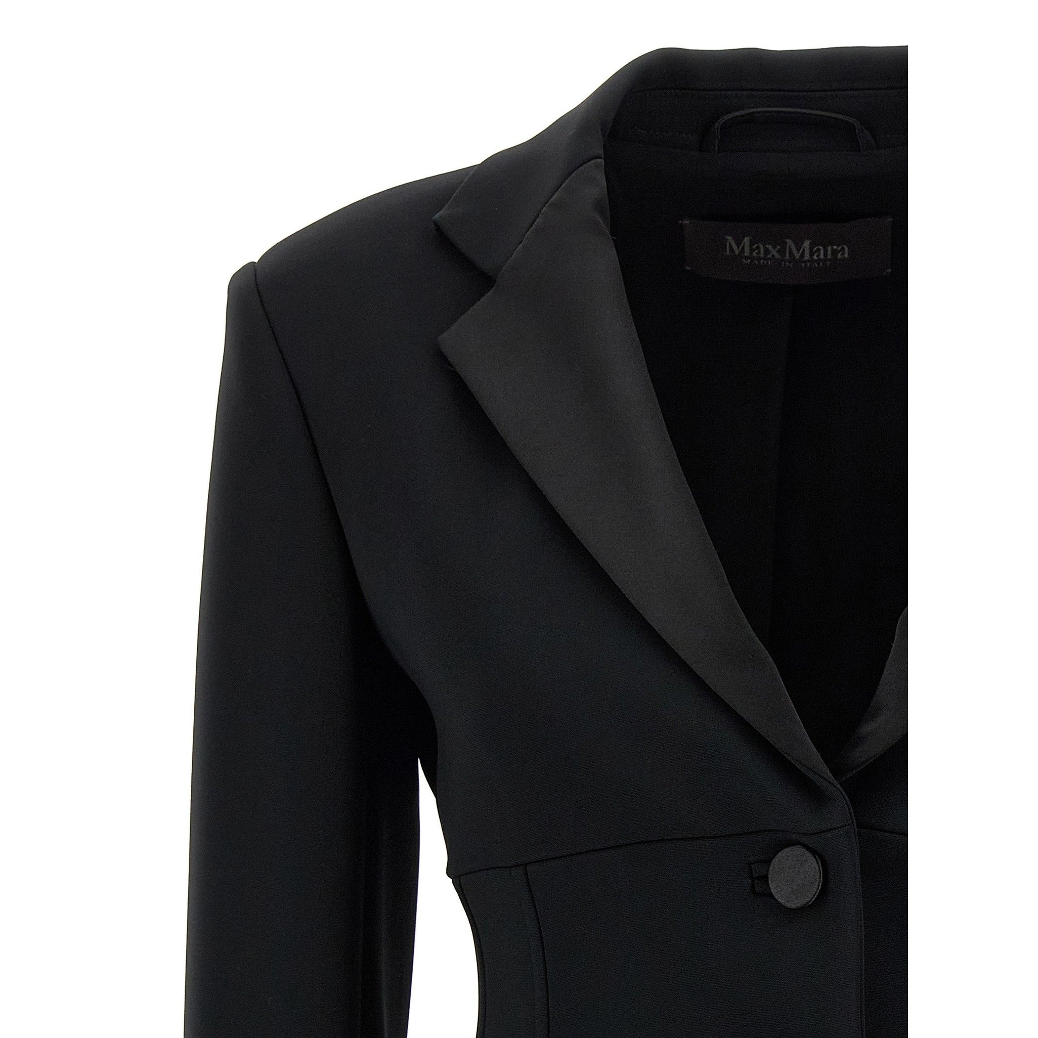 Max Mara Black Viscose Blazer