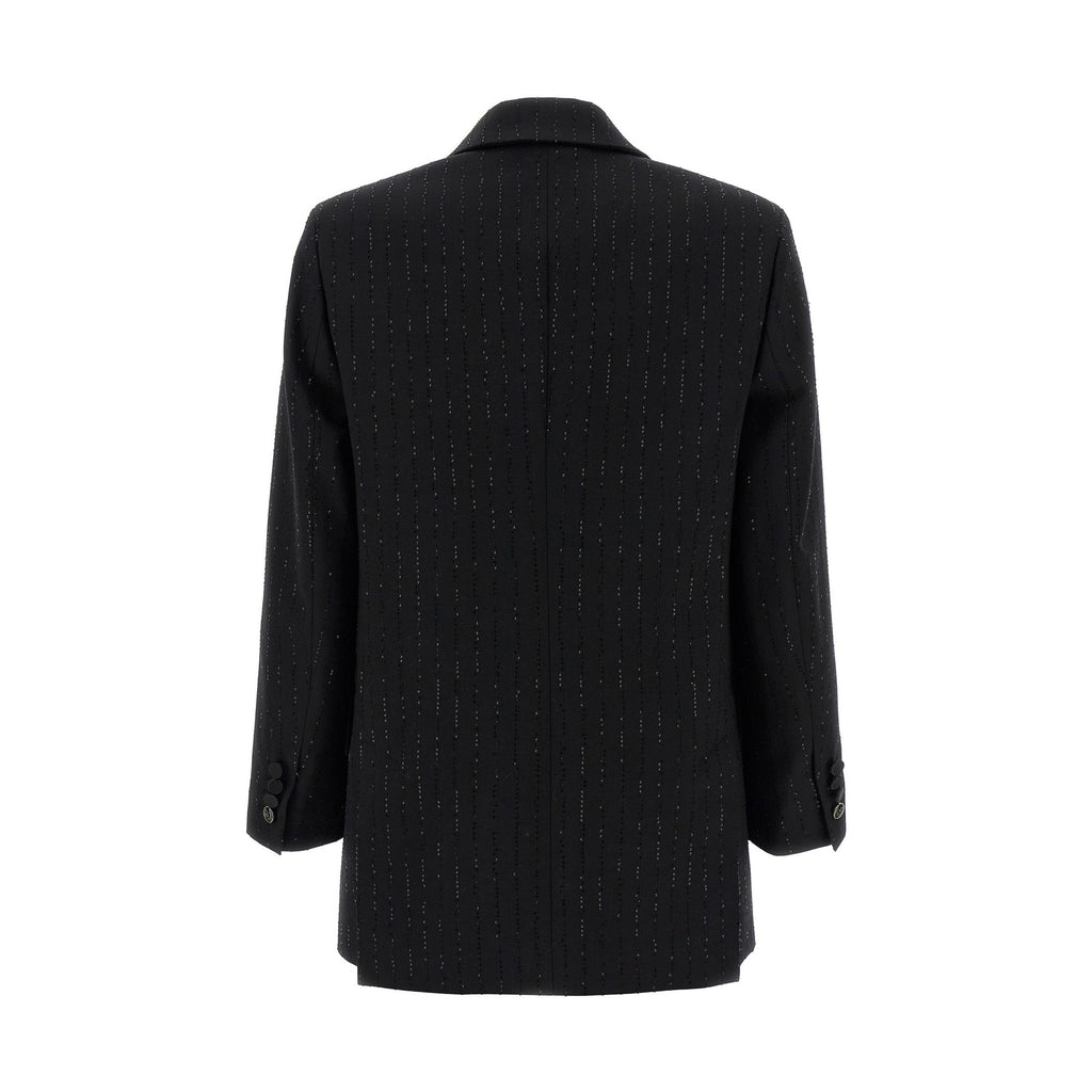 Max Mara Black Virgin Wool Blazer