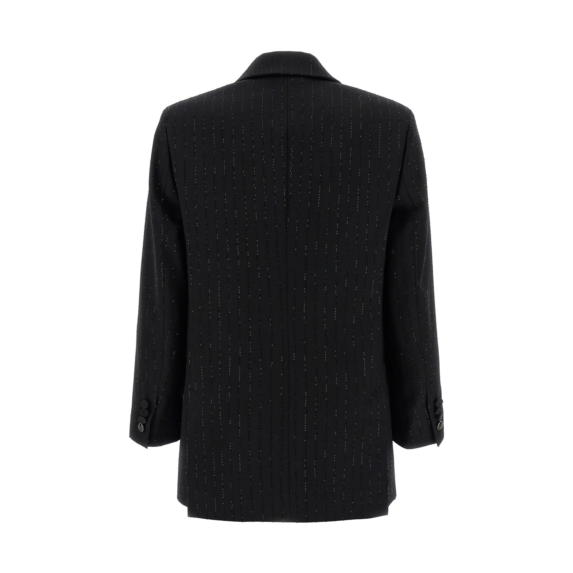 Max Mara Black Virgin Wool Blazer