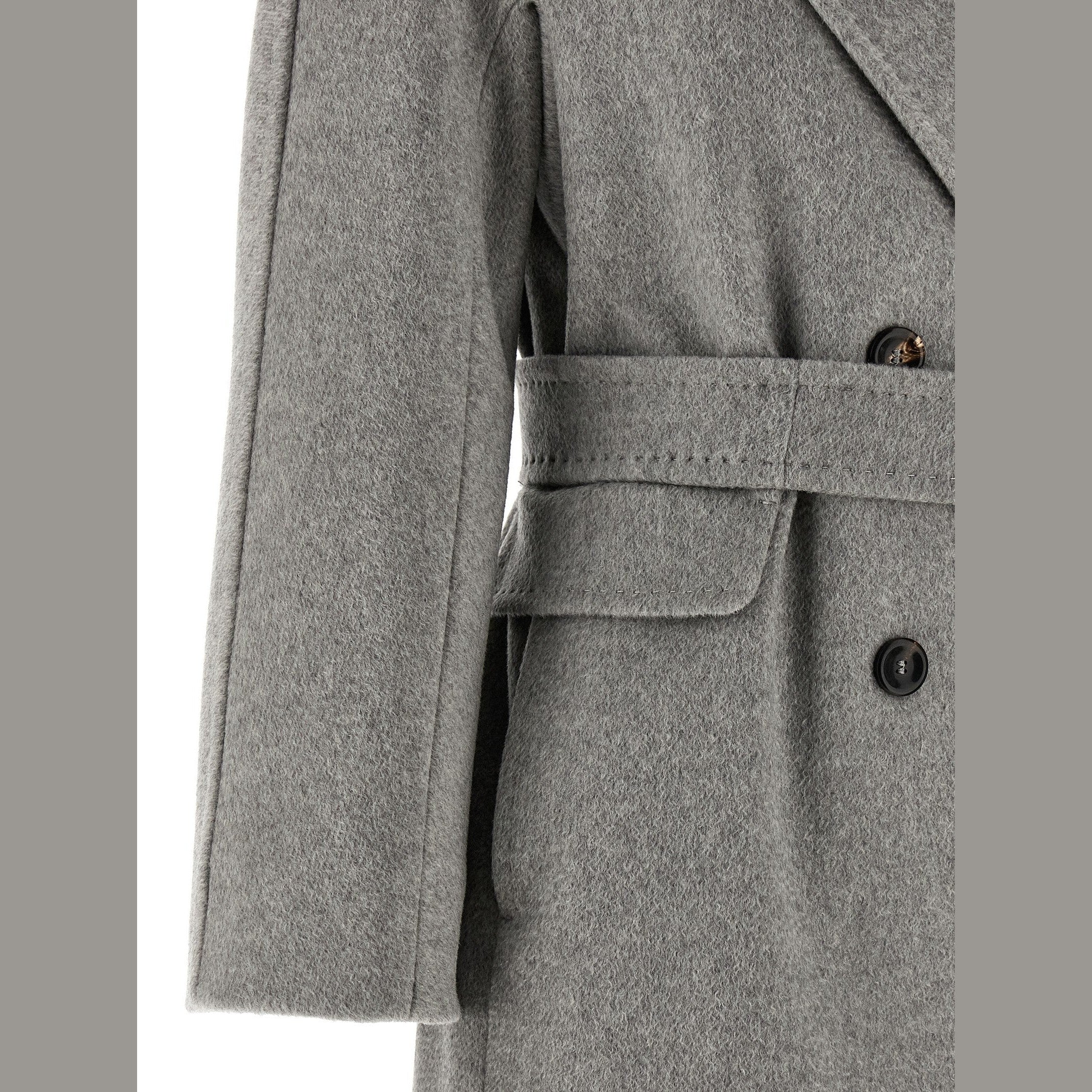 Max Mara Gray Cashmere Coat