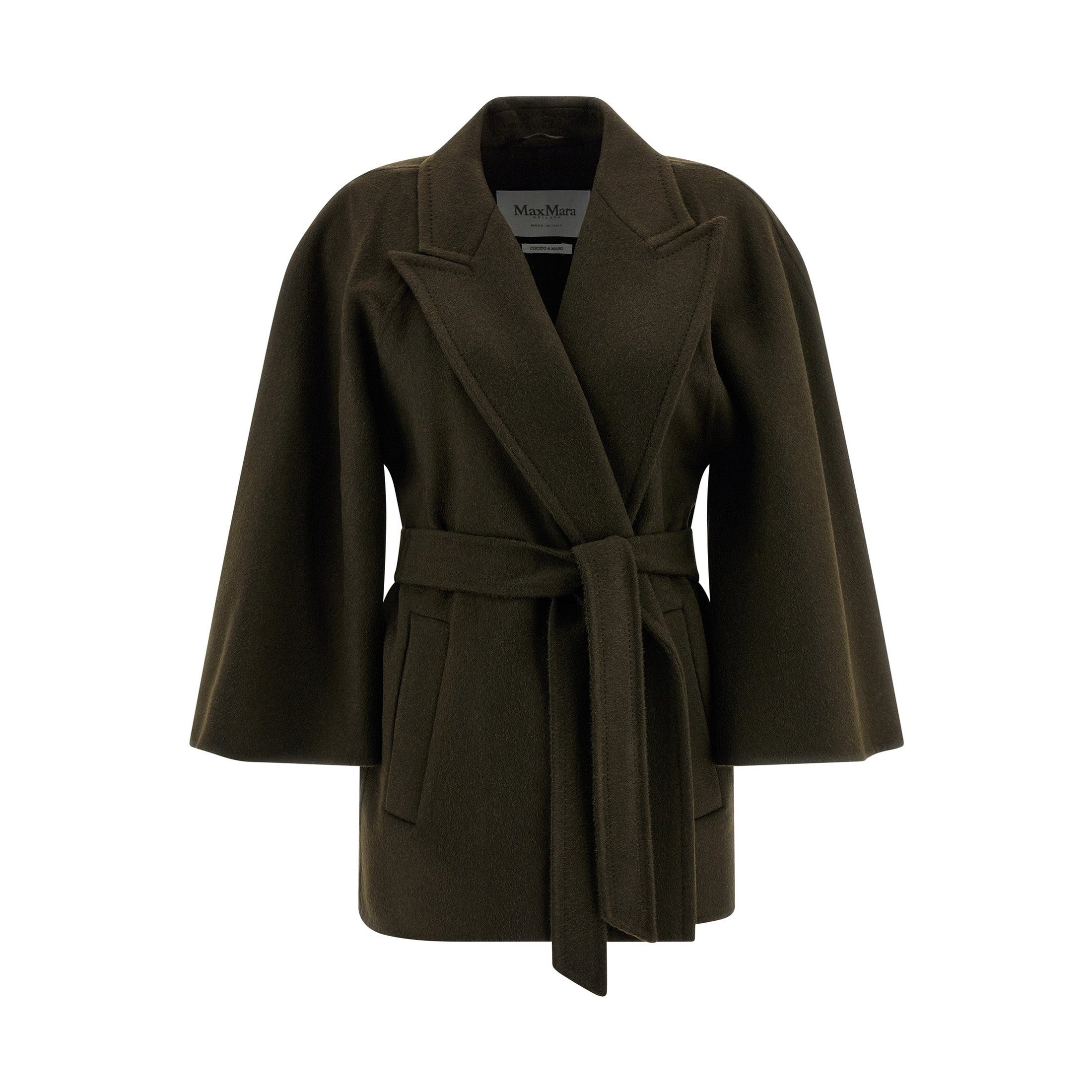 Max Mara Bicolor Wool Coat
