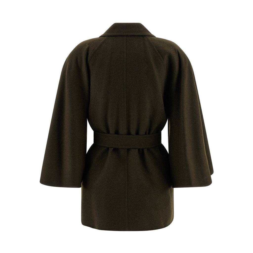 Max Mara Bicolor Wool Coat