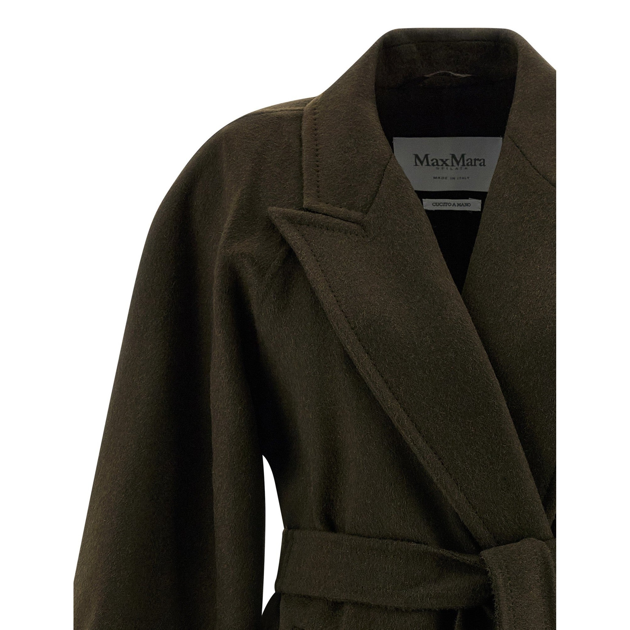 Max Mara Bicolor Wool Coat
