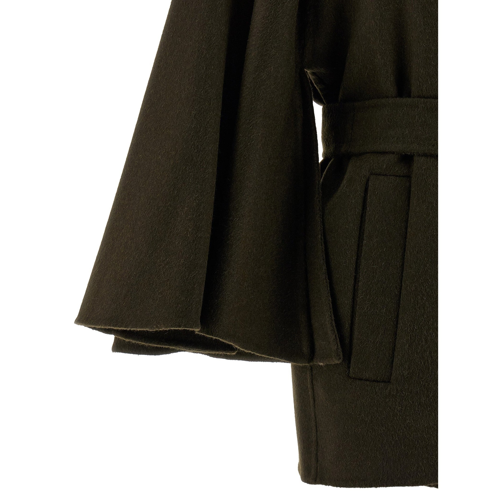 Max Mara Bicolor Wool Coat