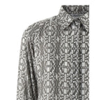 Max Mara Gray Silk Short Dress