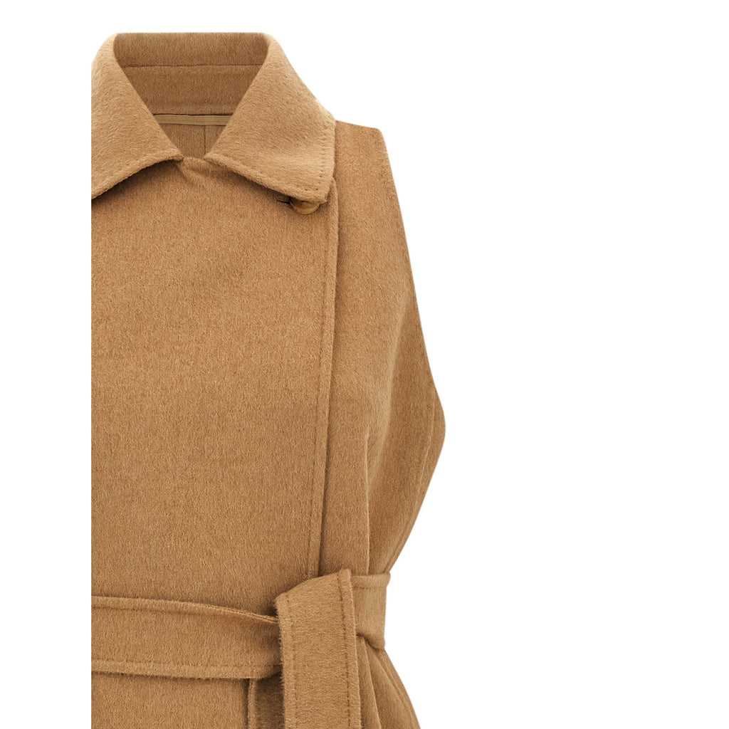 Max Mara Beige Wool Coat