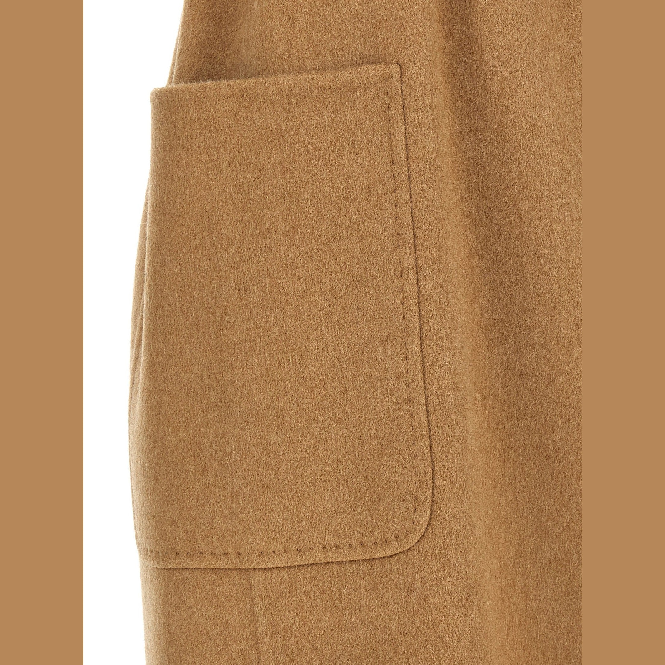 Max Mara Beige Wool Coat