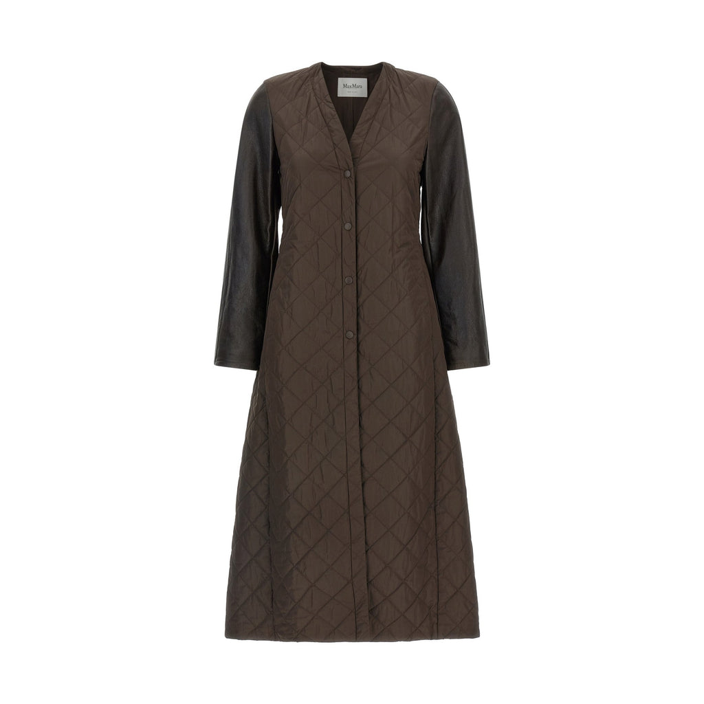 Max Mara Brown Polyamide Coat