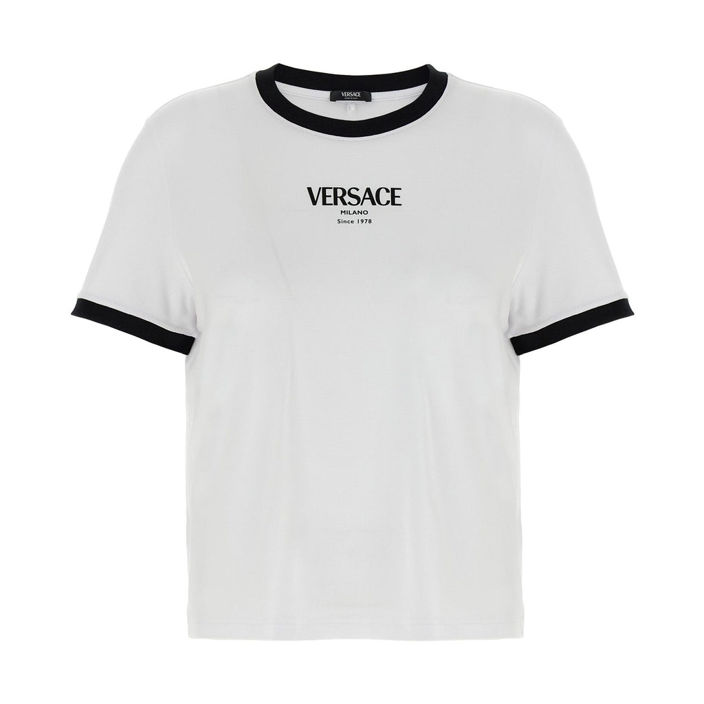 Versace Bicolor Viscose T-Shirt