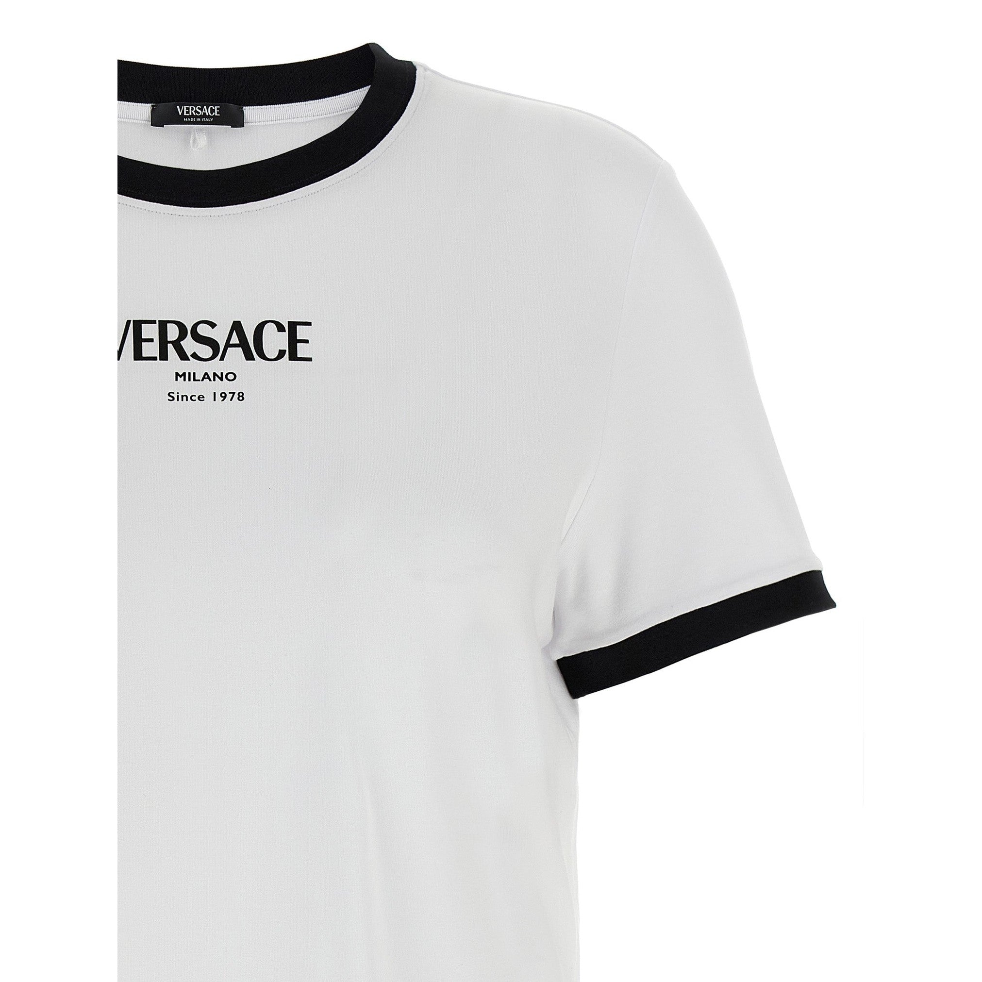 Versace Bicolor Viscose T-Shirt