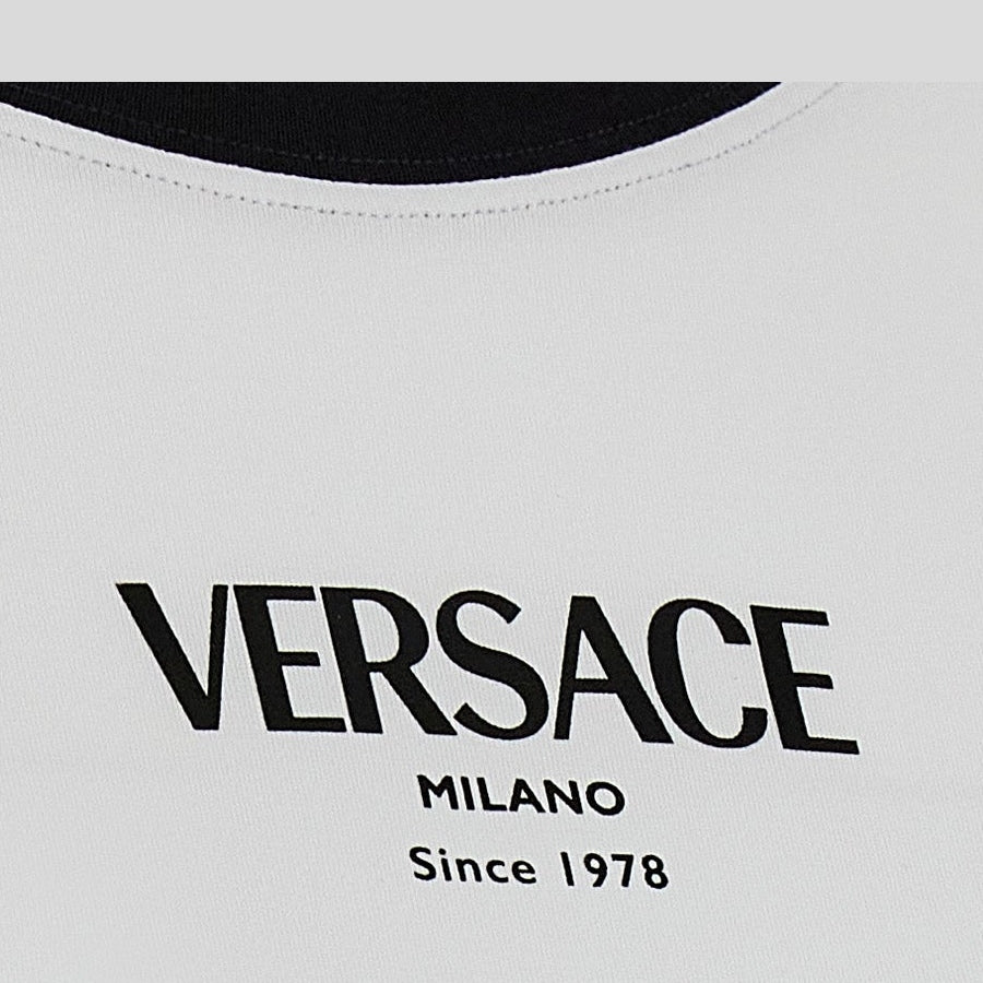 Versace Bicolor Viscose T-Shirt