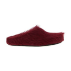 Marni Bordeaux Calfskin Clogs