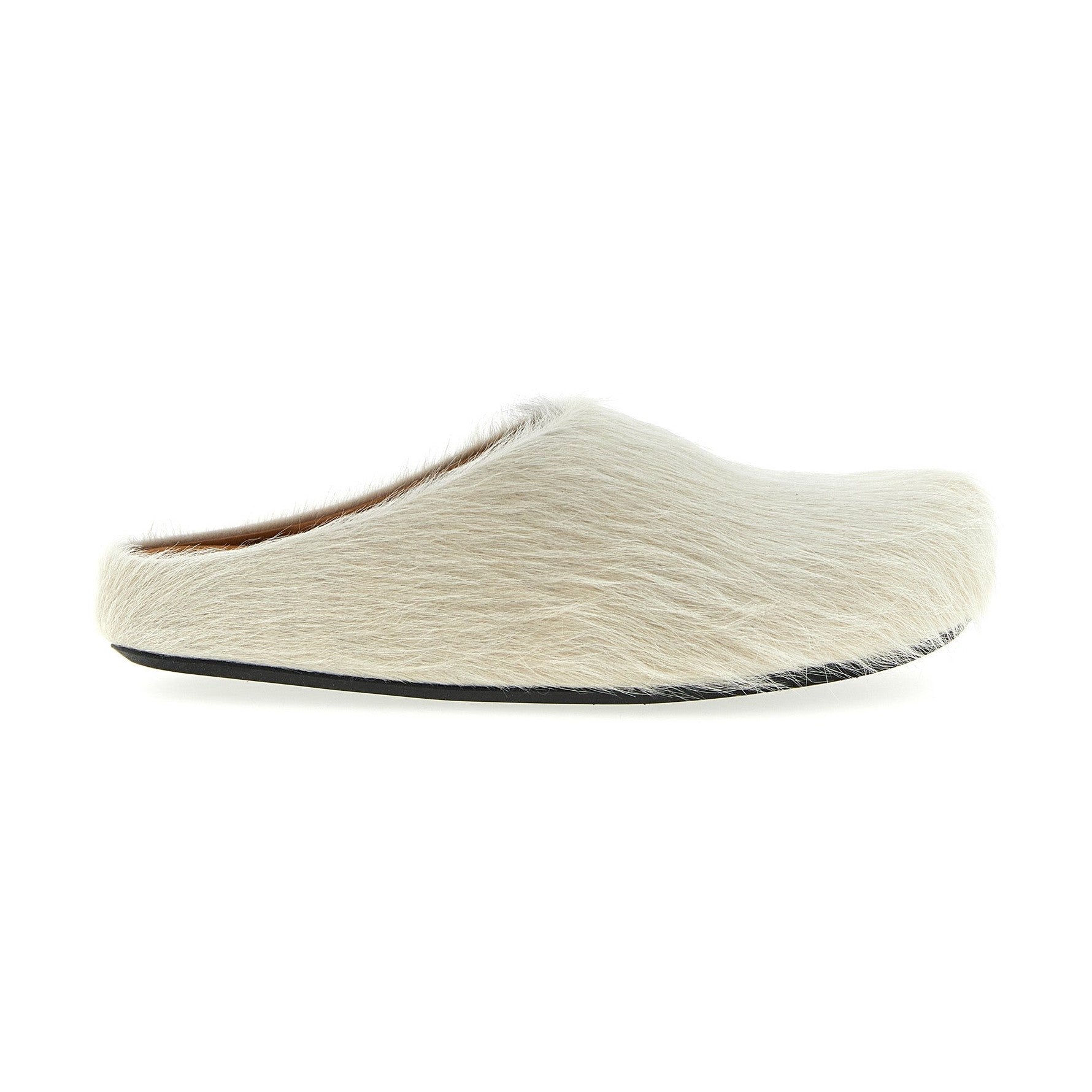 Marni White Calfskin Mules