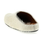 Marni White Calfskin Mules