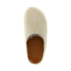 Marni White Calfskin Mules