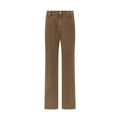 Brunello Cucinelli Beige Cotton Straight-Leg Jeans
