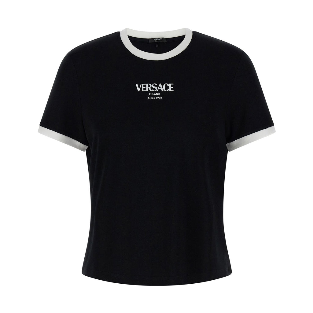 Versace Bicolor Viscose T-Shirt