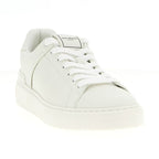 Balmain White Calfskin Sneakers