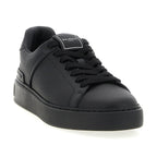 Balmain Black Calfskin Low Top Sneakers