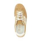 Balmain Beige Calfskin Low Top Sneakers