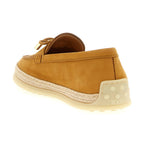 Tod's Beige Calfskin Slip-On Loafers