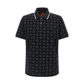 MCM Black Cotton Polo Shirt