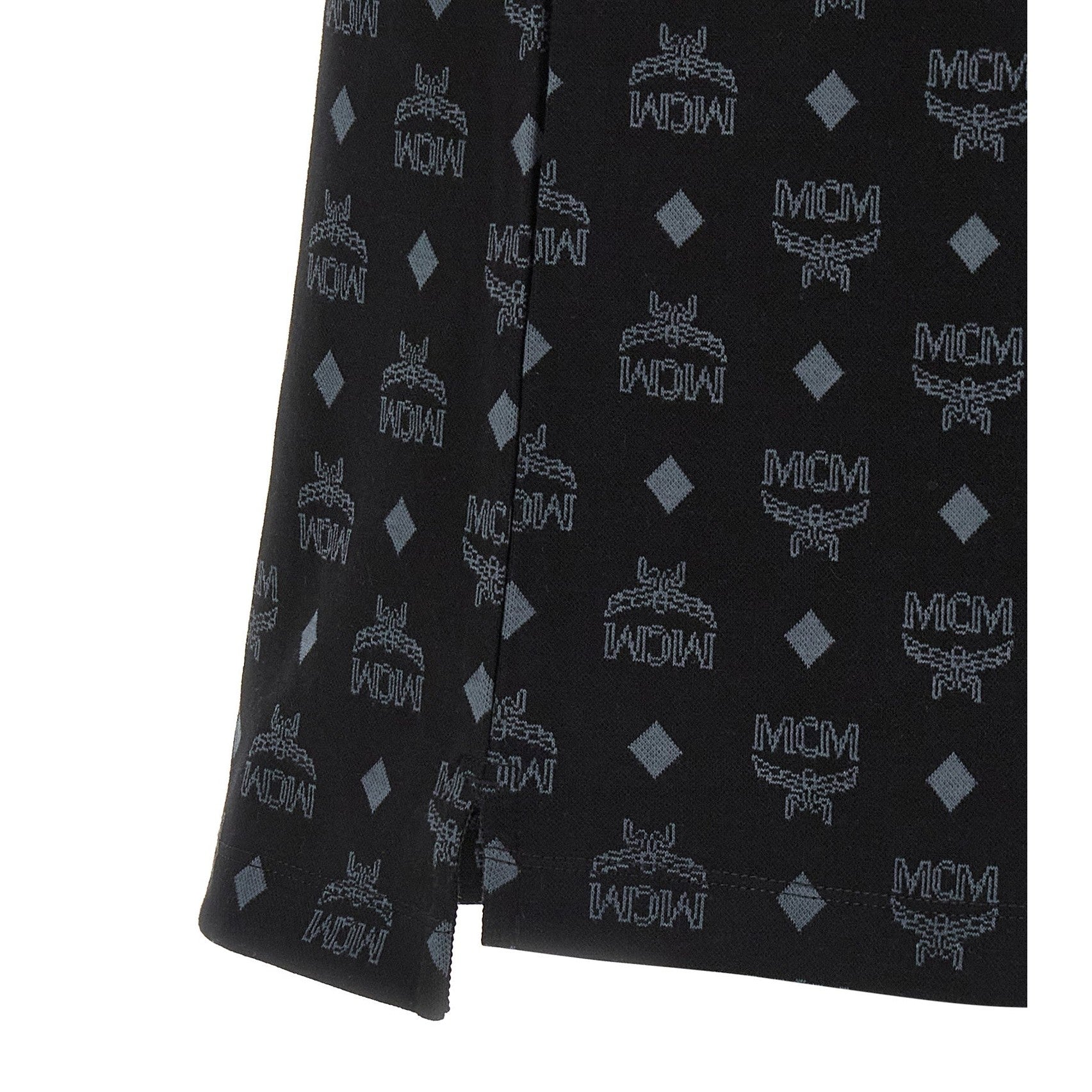 MCM Black Cotton Polo Shirt