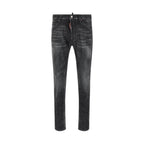 Dsquared² Black Cotton Jeans Denim