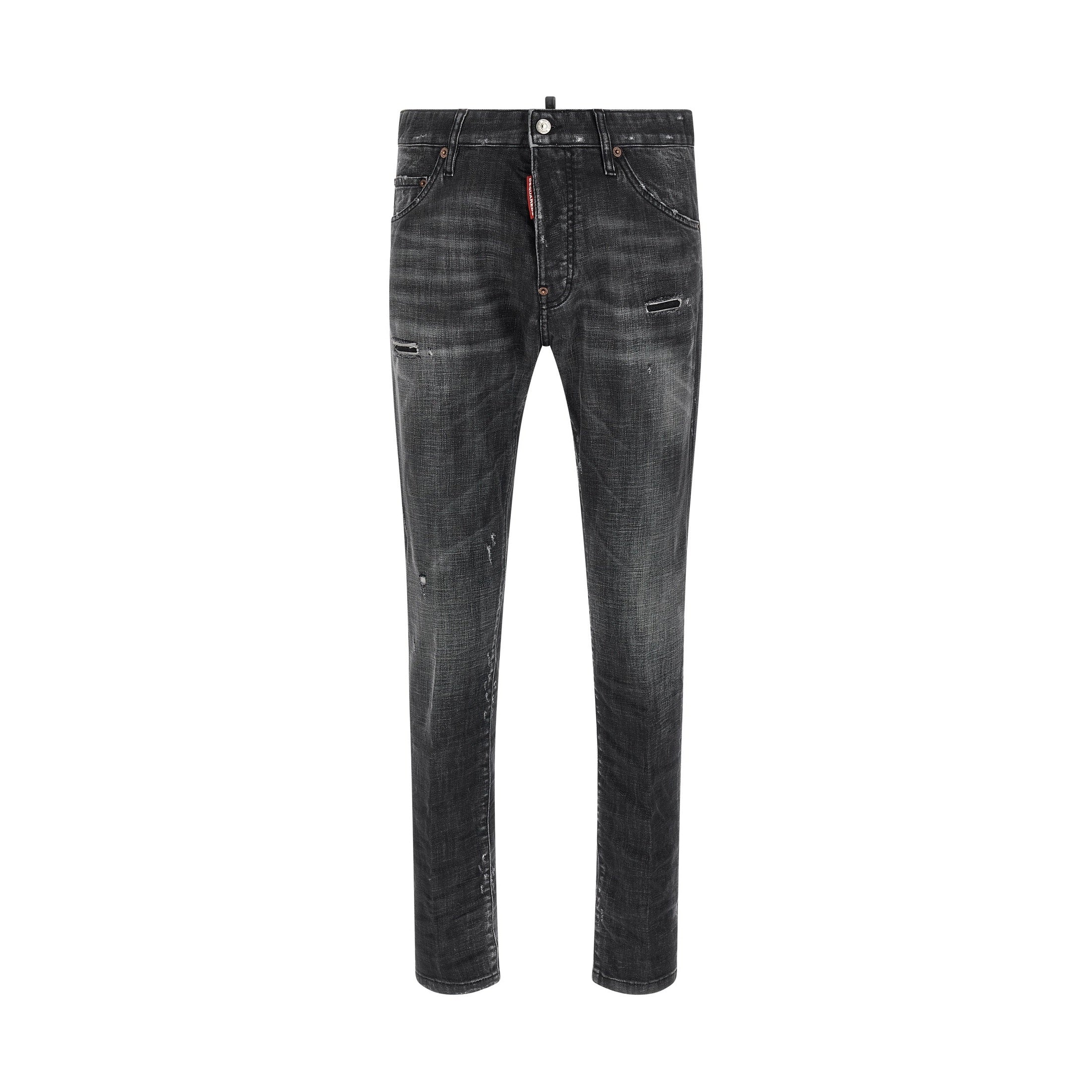 Dsquared² Black Cotton Jeans Denim