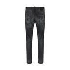 Dsquared² Black Cotton Jeans Denim