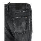 Dsquared² Black Cotton Jeans Denim