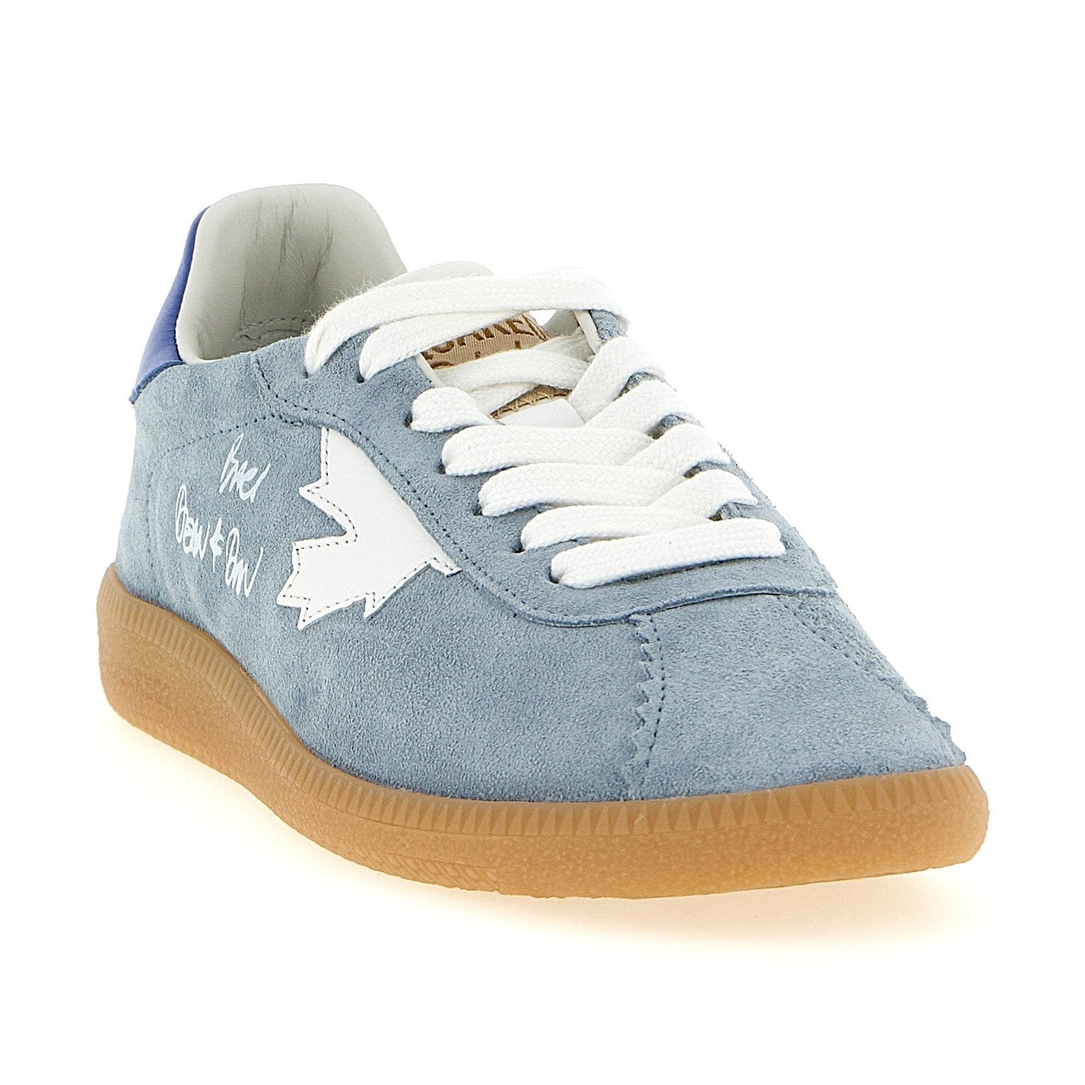Dsquared² Blue Calfskin Low Top Sneakers